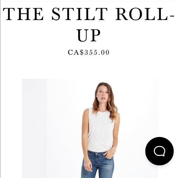 AG THE STILT ROLL-UP Cigarette Jeans size 27 - Picture 4 of 11